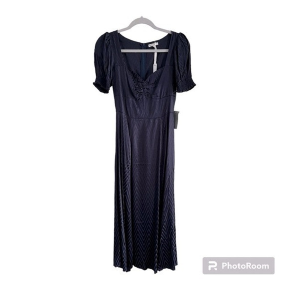 NWT Maisie navy blue midi dress